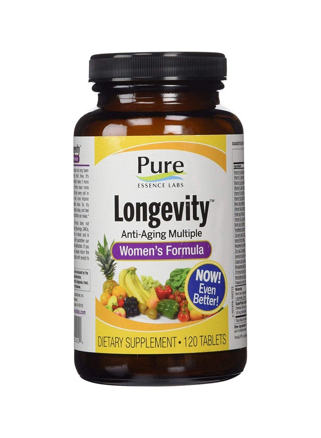 Longevity Formula Anti Aging Multiple Dietary Supplement - 120 Tablets