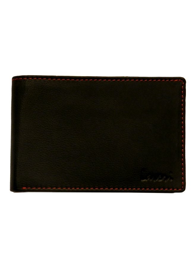 Mens Bi-Fold Wallet Black/Red