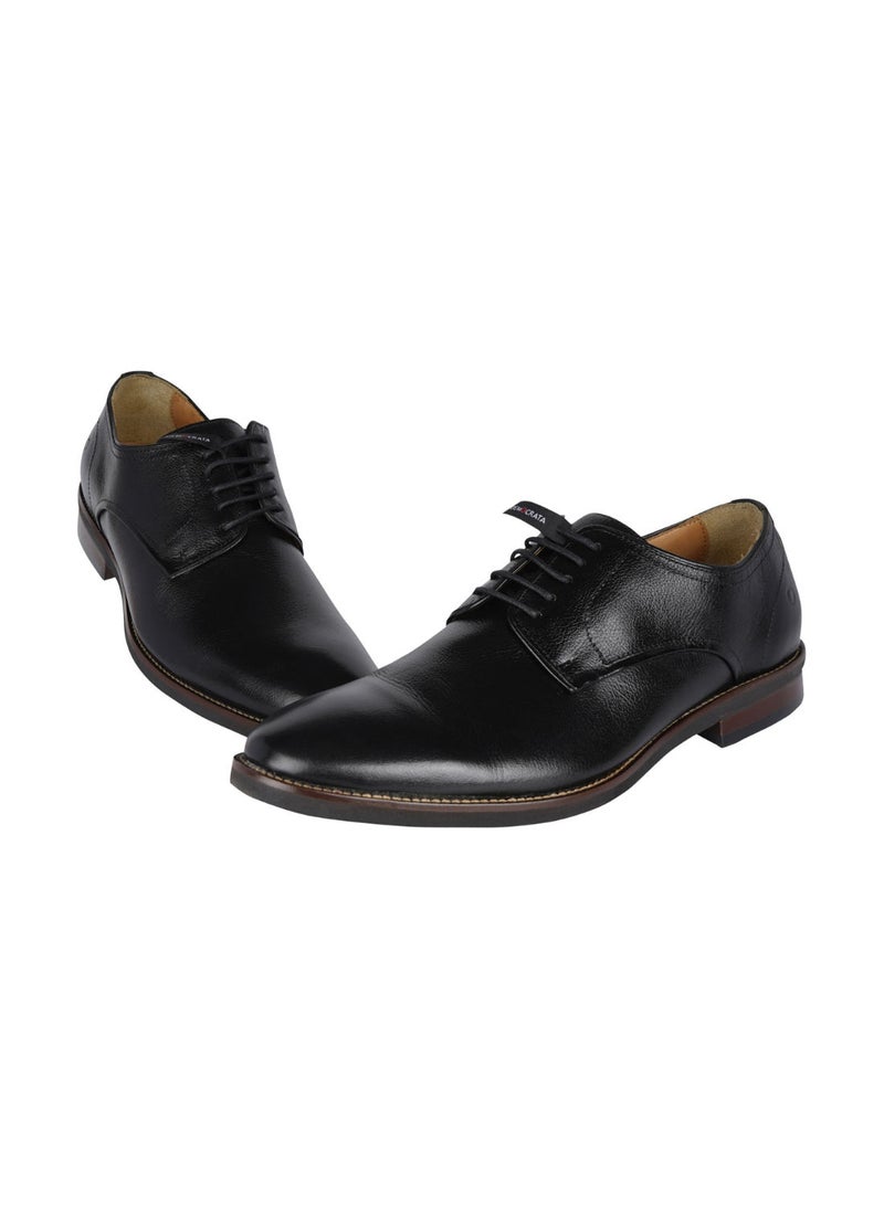 032-88 Democrata Mens Metropolitan Roy Black Leather Shoe 282101-001