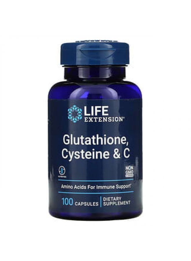 Life Extension Glutathione Cysteine & C 100 Capsules