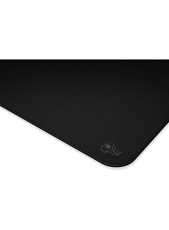 Glorious XL Gaming Mouse Mat/Pad - Stealth Edition- Large, Wide (XL) Black Cloth Mousepad, Stitched Edges | 16