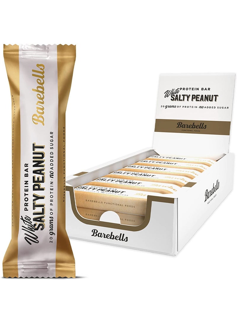 Barebells Protein Bar White Salted Peanuts(12Pieces In Box) (12 X 55Grms)