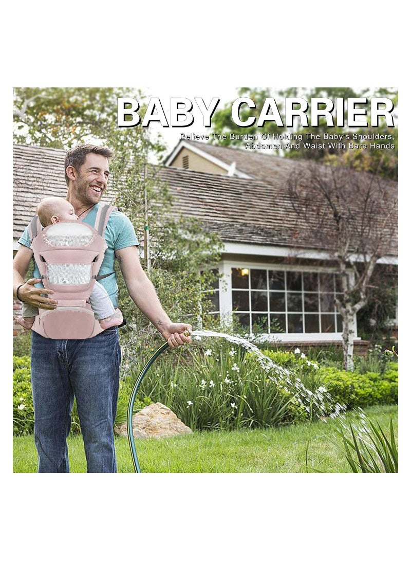 6 In 1 Multifunctional Baby Carrier Waist Stool Hip Seat Baby Carrier Suitable for 0-36 Months Baby