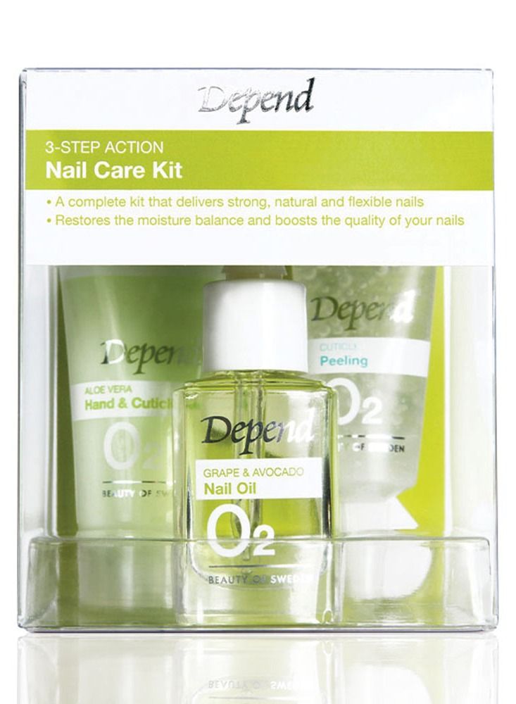 Depend 3-Step Action Nail Care Kit