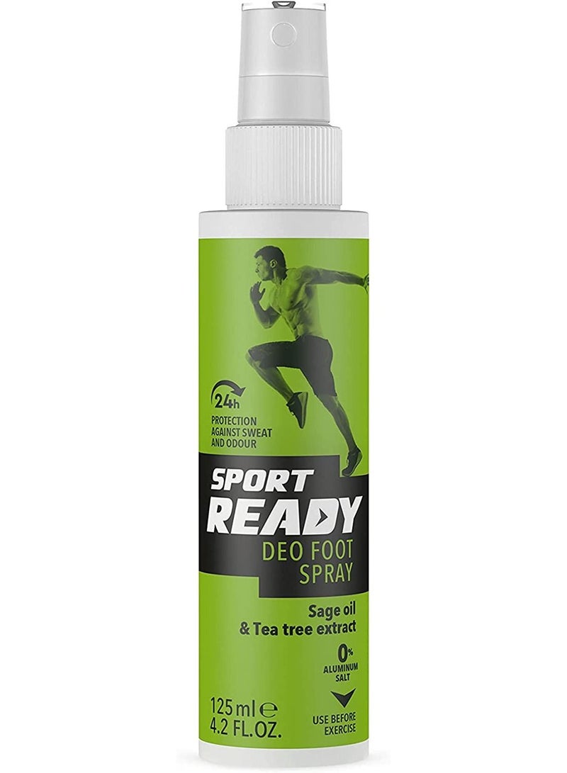 Foot Deodorant Spray 125ml | Anti Odor | Sweat Prevention for Shoe and Feet
