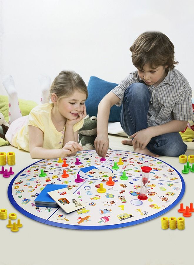 Matching Memory Board Game, Little Detective Card Games for Kids and Family with A Foldable Mat, Preschool Learning and Educational Toy  23 Inches