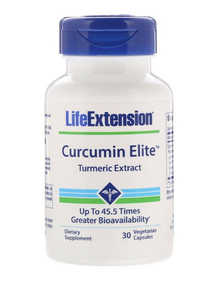 Curcumin Elite Turmeric Extract - 30 Capsules
