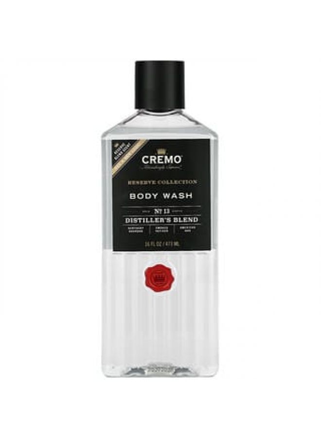 Cremo, Reserve Collection, Body Wash, No. 13, Distiller's Blend, Reserve Blend, 16 fl oz (473 ml)