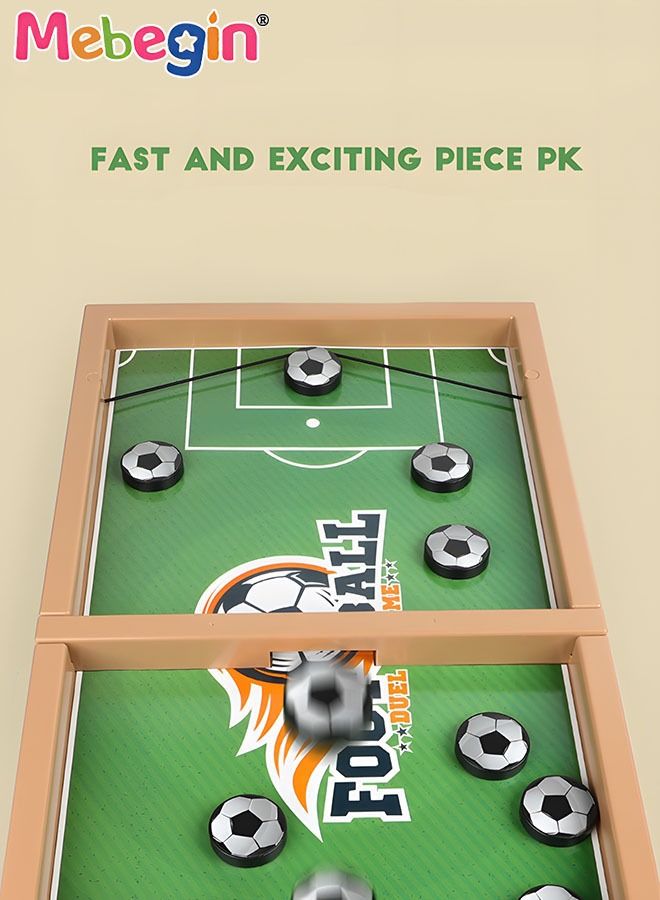 Sling Puck Game Toys,Foldable Foosball Winner Board Games, Hockey Table Puck Party Game Parent-child Interactive Toy For Kids Adults Family Party Large Size