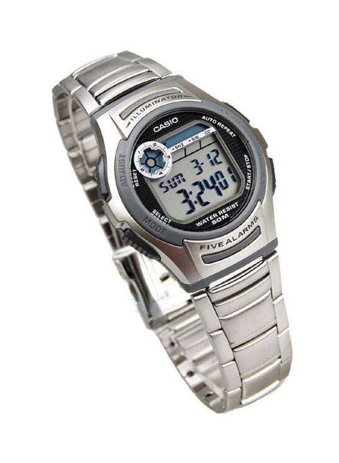 Boys' Water Resistant Digital Watch W-213D-1AVDF - 40 mm - Black