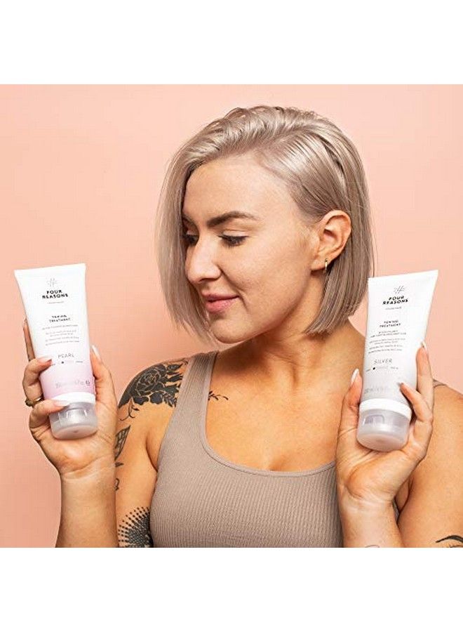 Color Mask Silver (19 Colors) Toning Treatment Color Depositing Conditioner Tone & Enhance Colortreated Hair Semi Permanent Hair Dye Vegan And Crueltyfree 6.76 Fl Oz