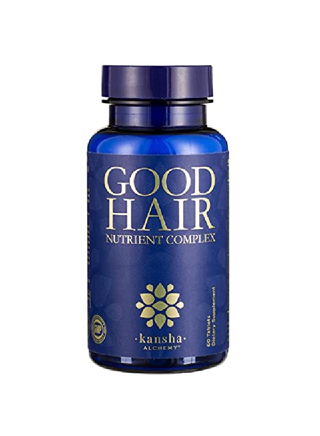 Good Hair Growth Vitamins With Biotin For Longer Thicker Hair Ideal For All Hair Types Plus Dht Blocker & Saw Palmetto 60 Tabs
