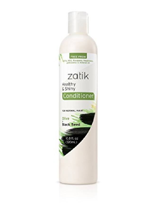 ls Olive and Black Seed Healthy & Shiny Conditioner dull hair repair rejuvenate (10.8 fl oz 320ml) Vegan Biodegradable pH Balanced FREE FROM EDTA PEG Parabens fragrances