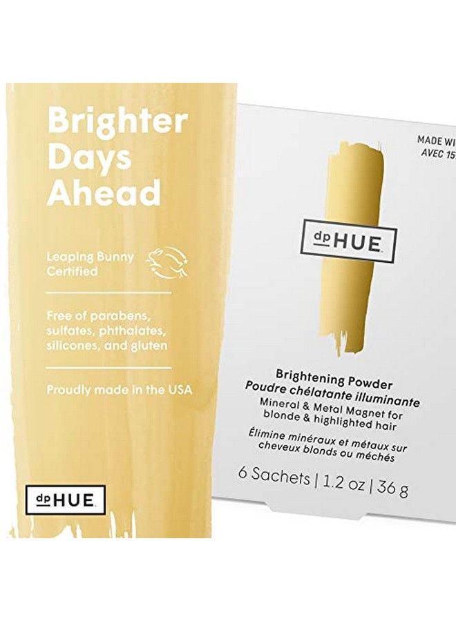 Brightening Powder 6 Uses Boosts Brightness & Shine Of Blonde Or Highlighted Hair Removes Minerals Metals Chlorine & Impurities Colorsafe Formula Cruelty Free