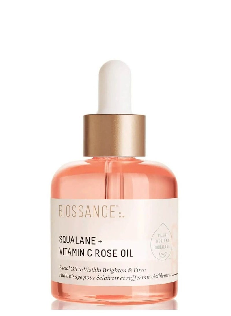 BIOSSANCE SQUALANE AND VITAMIN C ROSE OIL 30ML