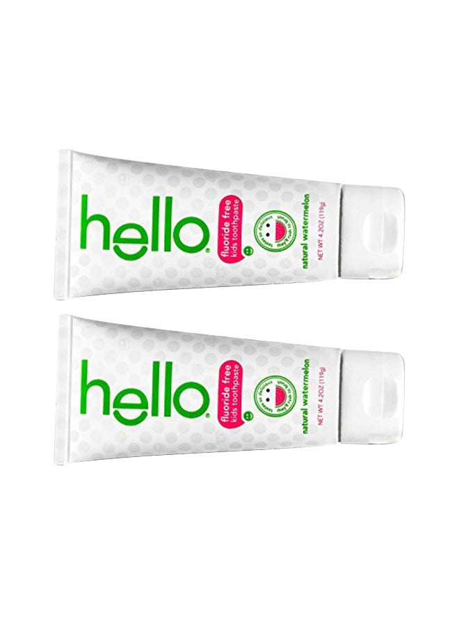 Pack Of 2 Fluoride Free Kids Toothpaste