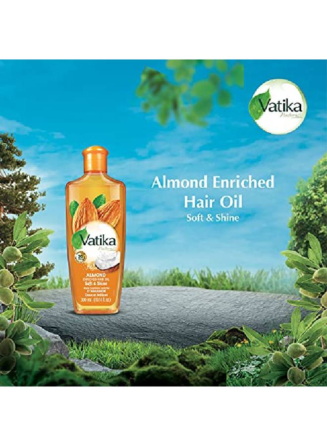 Vatika Naturals Enriched Hair Oil (Almond)