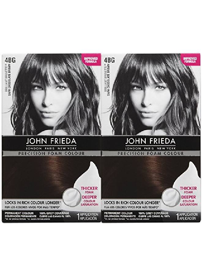 Precision Foam Hair Colour Dark Chocolate Brown 4Bg 2 Pk