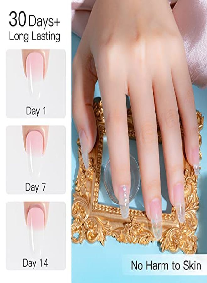 Rylic Poly Extension Gel Rosalind 80Ml Poly Nail Gel Builder For Nail Art Decoration Nail Thickening Extension Easy To Diy Use At Home Need Uv Lamp