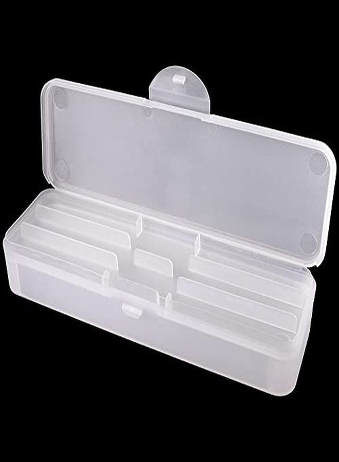 Frosted Doublelayer Personal Storage Case For Professional Nail Art Pens Nail Brush Tools Storage Box Container Case Box