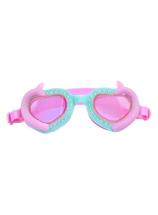Pearl Pearly Pink Swim Goggles For Kids