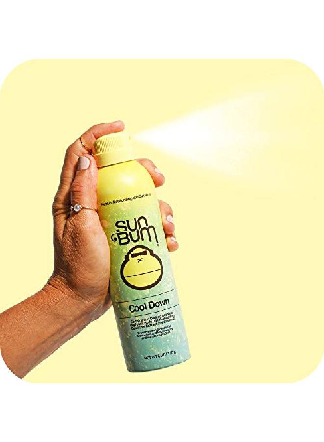 Cool Down Aloe Vera Spray | Vegan And Hypoallergenic After Sun Care With Cocoa Butter To Soothe And Hydrate Sunburn Pain Relief | 6 Oz