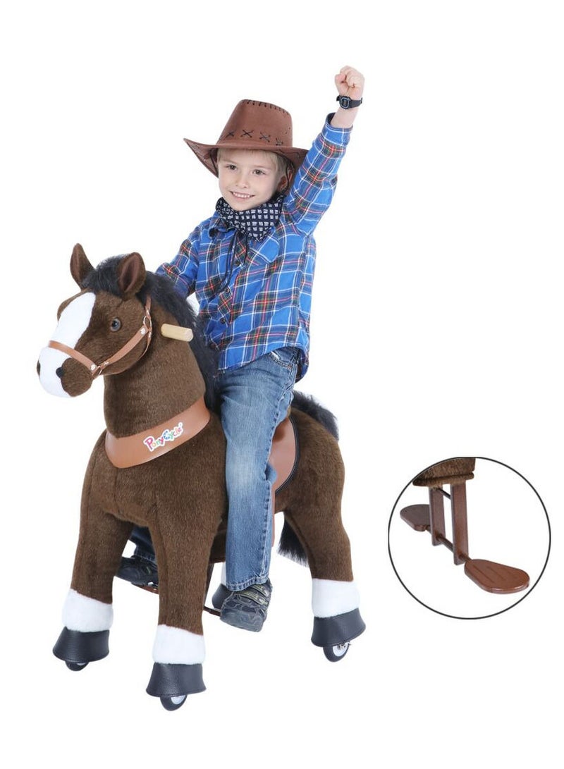 Riding Horse For Kids 3 To 5 Years - Small Choco Brown