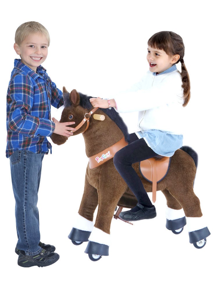 Riding Horse For Kids 3 To 5 Years - Small Choco Brown