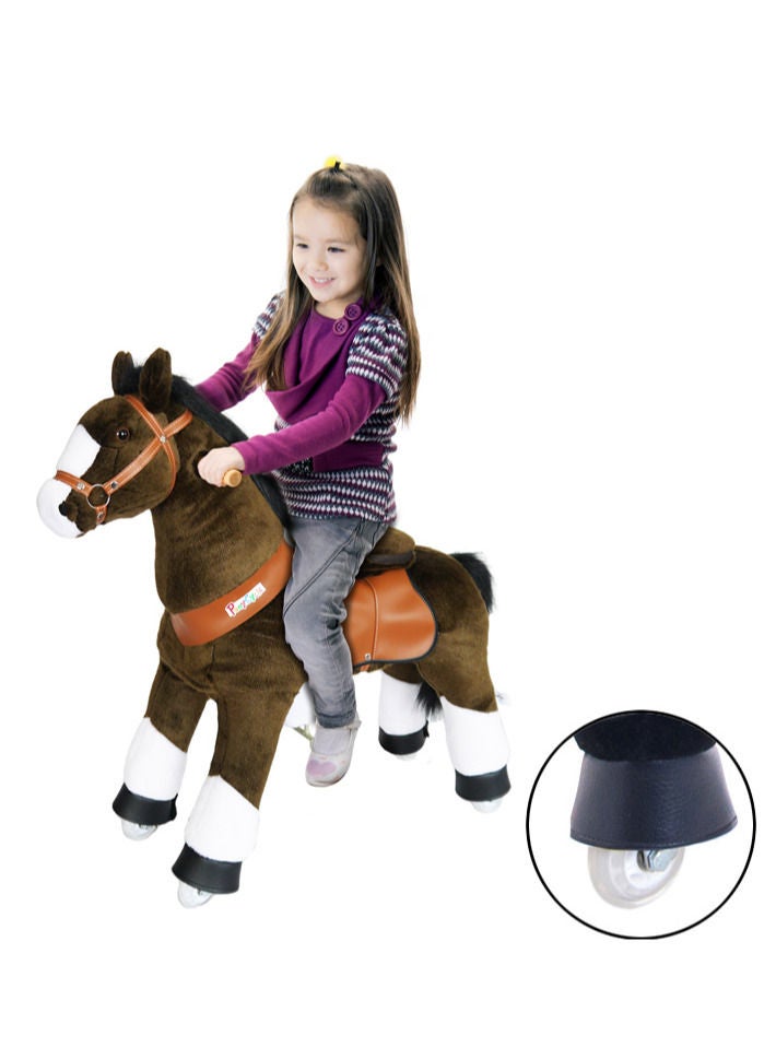 Riding Horse For Kids 3 To 5 Years - Small Choco Brown