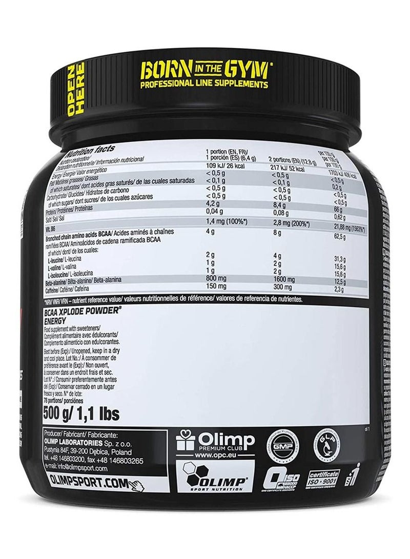 BCAA Xplode Energy Xplosive Cola 78 Portions 500g
