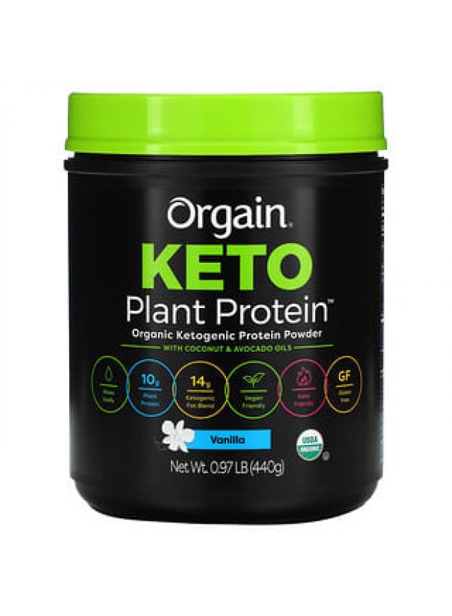 Orgain Keto Organic Plant Protein Powder (440 g)