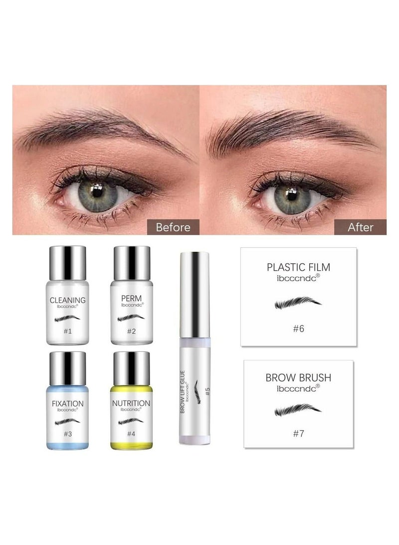 Eyebrow Lamination Kit For Professional Brow Lift Kit Eyebrows Lift Styling Kit Suitable for Salon & DIY In Home