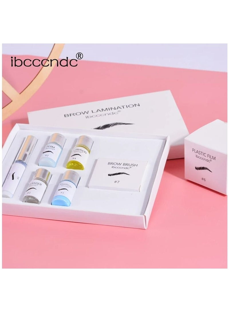 Brow Lamination Kit Professional Instant Eyebrow Lift Kit for Fuller and Messy Eyebrows Lasts 8 Weeks ,Ideal for Salon Home Use