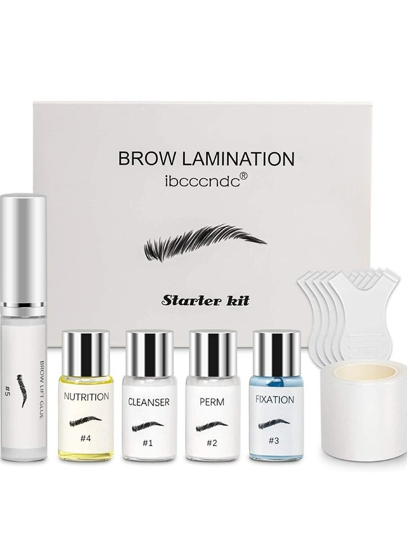 Brow Lamination Kit Eyebrow Lifting and Perming Lash Lift Professional Eyebrows Lift Styling Kit Suitable for DIY and Salon Use