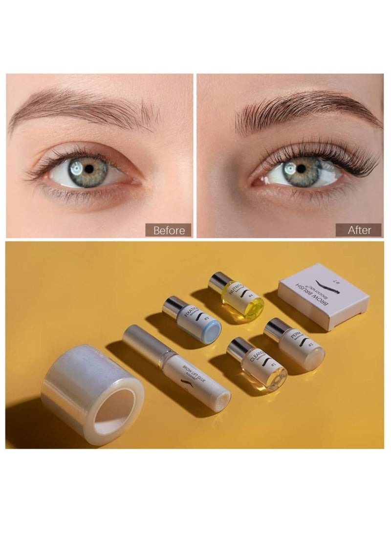 Eyebrow Lamination Kit For Professional Brow Lift Kit Eyebrows Lash Lift Styling Kit Suitable for Salon & DIY In Home