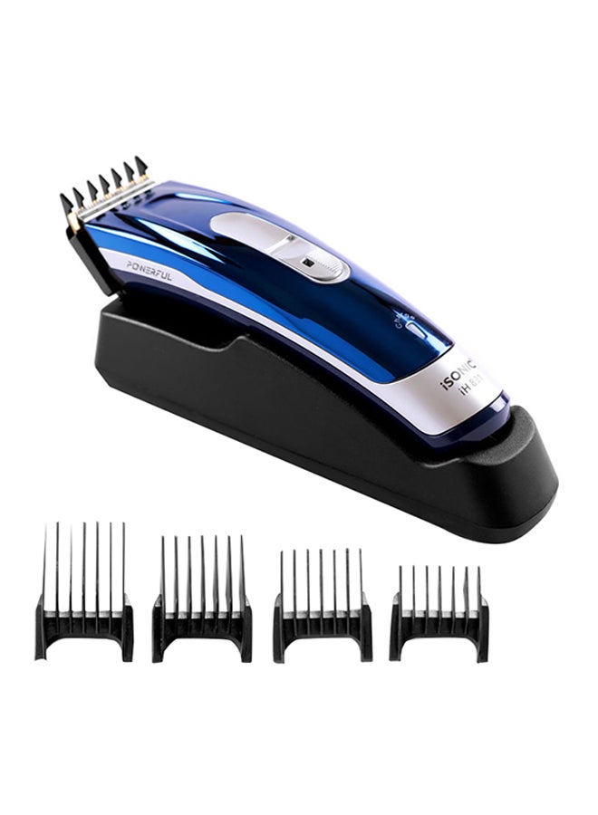 Rechargeable Hair Trimmer Blue/Silver 20cm