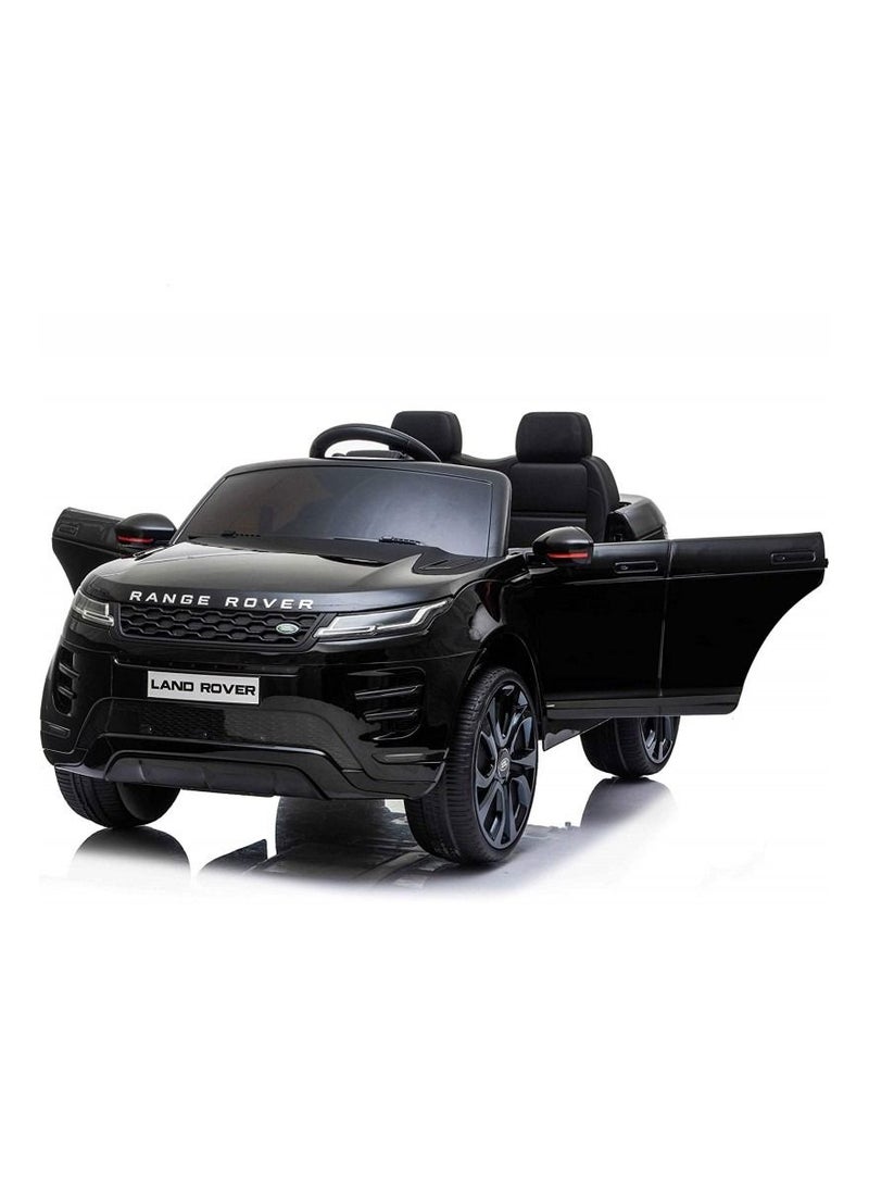 Range Rover Evoque Licensed Electric Car, 12V Ride On Car With Remote Control For Kids - Black