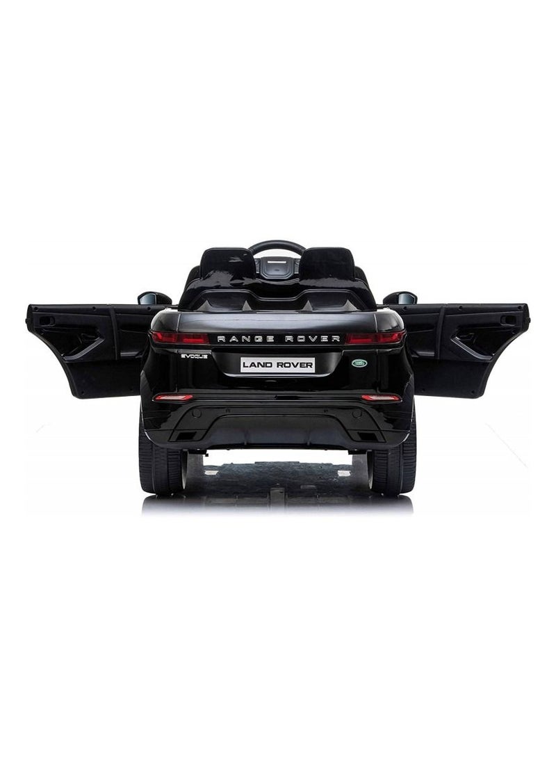 Range Rover Evoque Licensed Electric Car, 12V Ride On Car With Remote Control For Kids - Black