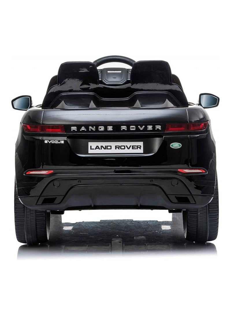 Range Rover Evoque Licensed Electric Car, 12V Ride On Car With Remote Control For Kids - Black