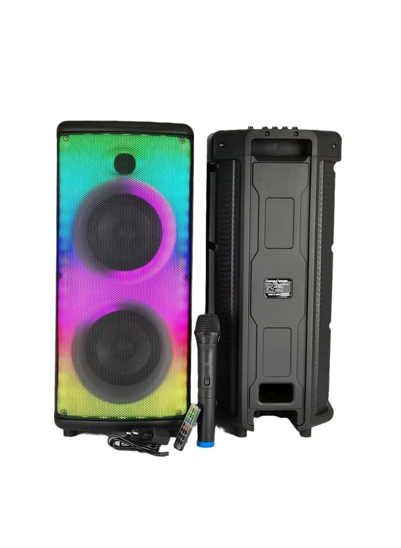 Party Speaker Disco Colorful Light Dancing Singing Speaker High Power Bluetooth Louder Speaker