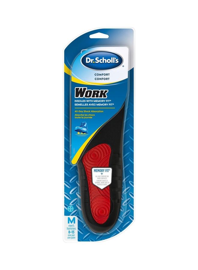 Work Insoles With Memory Fit