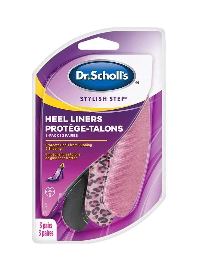 Pairs Of 3 Heel Liners Variety Prevent Uncomfortable Shoe Pack