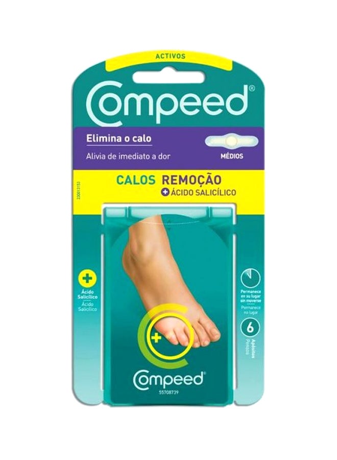 6-Piece Foot Care Corn Shield Plasters