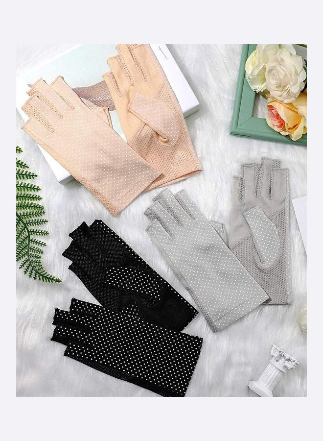 3 Pair Casual Printed Gloves Multicolour
