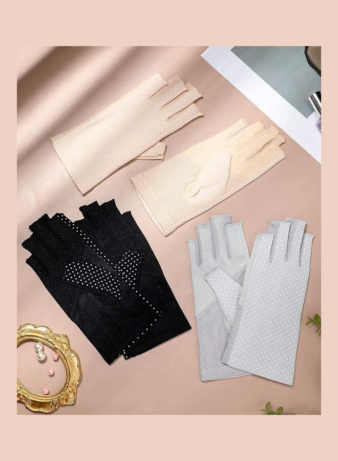 3 Pair Casual Printed Gloves Multicolour