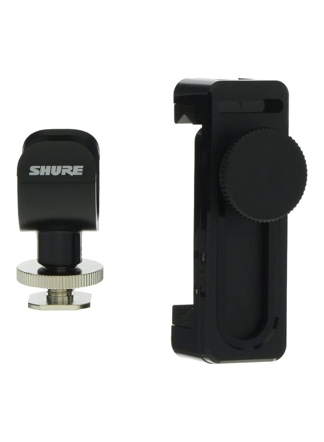 Phone Clamp And Mic Clip For MV88+ AMV-PC Black