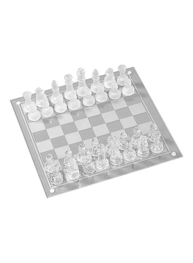 International Glass Chess Set