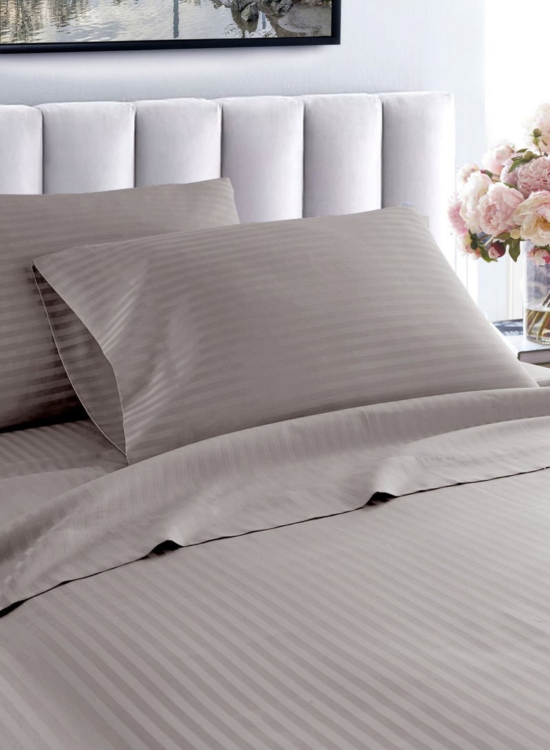 2-Piece Beige Duvet Cover Set