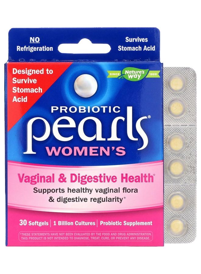 Probiotic Pearls Women's Digestive Health - 30 Softgels