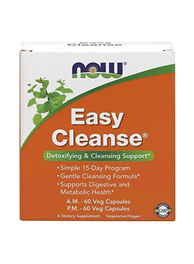 Easy Cleanse Detoxifying And Cleansing Support 60 Veg Capsules Each
